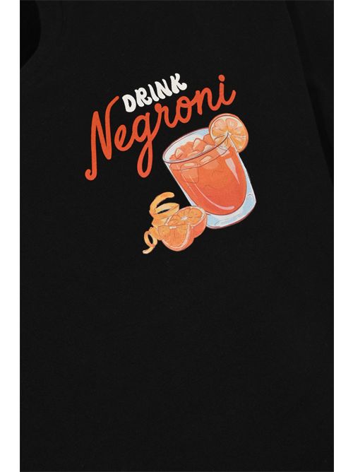 T-shirt Portland in cotone Drink Negroni Mc2 Saint Barth | PRL000207982L